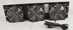 Hammond FP3F115 Rack Cabinet Fan Panel Assembly 115V AC 3 Fan Ventilation Unit